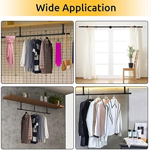 Oroonoko 72" Wall Mounted Clothes Rack, Closet Rods - Image 6