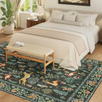 DUKINO 5x7 Area Rugs, Washable Animal Rug - Image 4
