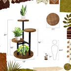 GEEBOBO 3 Tier Plant Stand Indoor - Image 3
