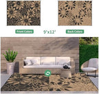 GENIMO Outdoor Rug, Waterproof Plastic Rugs - Image 2