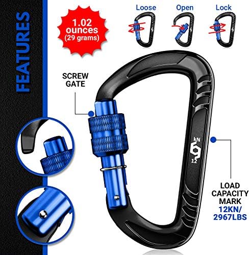 Rhino Produxs 12kN Heavy Duty Carabiner Clips - Image 3