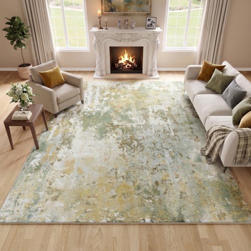 Green Washable Rug 5x7 Area Rugs by Acapet