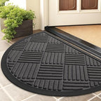 Smiry Half Circle Front Door Mat Outside Entrance by Smiry