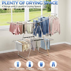 APEXCHASER Large Stainless Steel Clothes Drying Rack, Generous Drying Area - Image 6