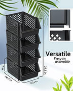 Skywin Stackable Storage Bins Open Front - Image 2