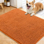 OLANLY Dog Door Mat for Muddy Paws 40x32, Super Absorbent Chenille Mud Mat by OLANLY
