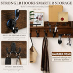 Wooden Wall Mounted Coat Rack for Entryway, Coat Rack Wall Mount - Image 6