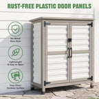 Ketive 32" Small Outdoor Storage Cabinet - Image 6