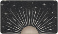 Boho Celestial Moon Star Doormat 16X24inch, Mystical Cosmic Neutral Floor Mat by Unknown