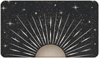 Boho Celestial Moon Star Doormat 16X24inch, Mystical Cosmic Neutral Floor Mat by Unknown