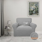 Easy-Going 100% Waterproof Chair Couch Cover, Stretch Jacquard Sofa Cover - Image 2