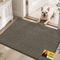 JSEI Dirt Trapper Door Mat 24"x36", Non-Slip Entryway Rugs by JSEI
