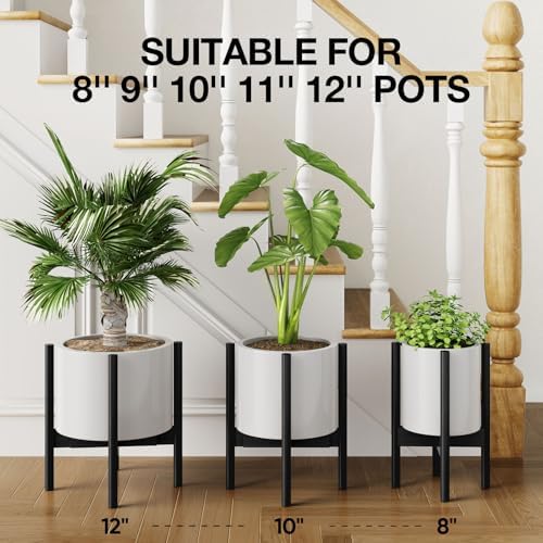 MUDEELA Plant Stand for Indoor, Bamboo Material, 14.5 Inch Tall - Image 3