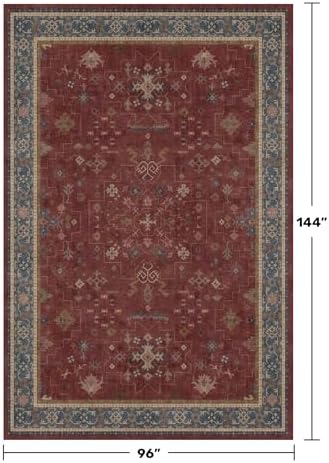 Hazo Haus Oriental 8x12 Large Area Rugs - Image 2