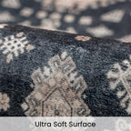 2x10 Runner Rug Washable Non Slip Boho Floor Mat - Image 4