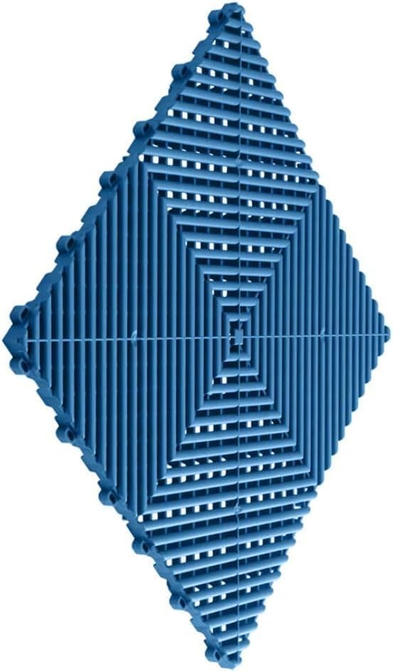 Swisstrax Ribtrax PRO Garage Floor Tiles, Island Blue - Image 2