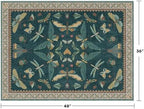 Teal 3x4 Entryway Rug - Image 2