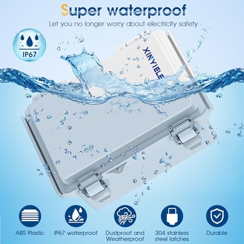 Waterproof Outdoor Project ABS Plastic Junction Box IP67 Weatherproof Dustproof - Image 2