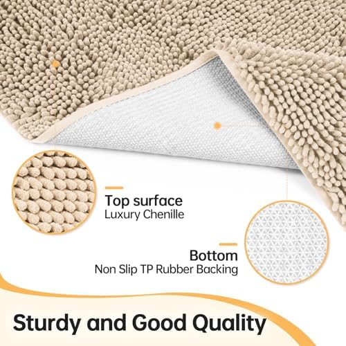 Absorbent Dog Door Mat for Muddy Paws, Trap Dirt Front Door Mat Indoor Entrance - Image 4