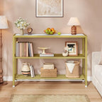 Hoctieon 3-Tier Industrial Narrow Console Table - Image 5