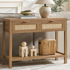 SICOTAS Rattan Console Table by SICOTAS