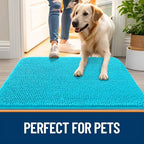 OLANLY Dog Door Mat for Muddy Paws 70x24, Super Absorbent Chenille Mud Mat - Image 6