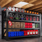 60” Wide Heavy Duty Metal Garage Shelving, Adjustable Storage Shelf by AFAIF
