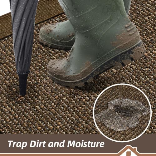 BEQHAUSE Indoor Door Mat 24" x 72", Dirt Trapper Door Mats - Image 3