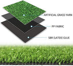 LITA Artificial Grass Turf Lawn 8 Feet x 81 Feet, 0.4" Pile Height Indoor - Image 4