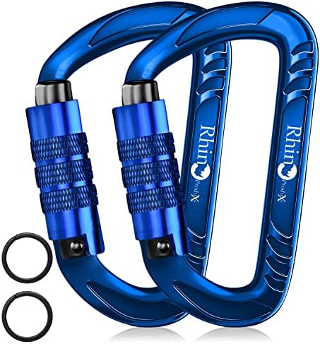 Rhino Produxs 12kN Heavy Duty Carabiner Clips by RhinoCarabiners