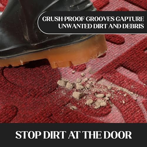 Yimobra Large Welcome Mat 36x24, Waterproof Non-Slip Outdoor Mats - Image 5