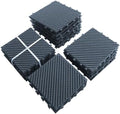 Domi Plastic Interlocking Deck Tiles, 36 Pieces One Pack, 3018 Series, Dark Gray by domioutdoorliving