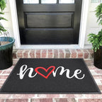EARTHALL Door Mat Outside Inside Home Doormat, Durable Floor Mat Non Slip Mat by EARTHALL