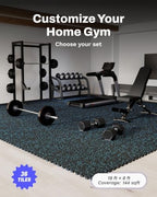 AIRHOP 0.56in Thick 144 Sq Ft Exercise Equipment Mats, 36 Tiles Upgraded Rubber - Image 4