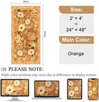 DUKINO 2x4 Entryway Rug, Floral Washable Kitchen Rugs Non Slip - Image 2