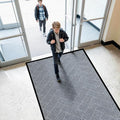 Front Door Mat Outside Entrance, 4x6ft Oversized Rubber Doormat, Large Low by PEADEEAS