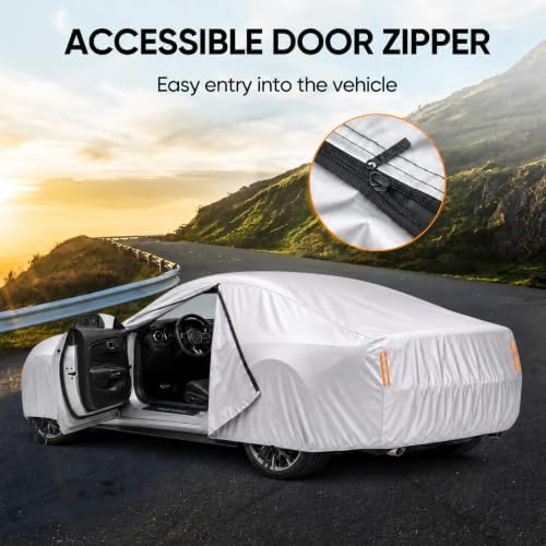 Car Cover Custom Fit for Ford Mustang 1994-2026, Outdoor Waterproof All Weather - Image 5