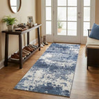 2x5 Blue Rug Runners for Hallways Kitchen Non Slip Washable Entryway Runner Rugs - Image 2
