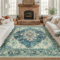 RELEANY Washable Area Rug, Square 8'x8' by RELEANY