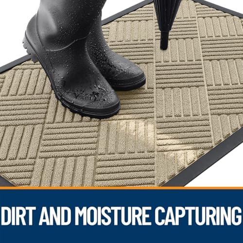 OLANLY Front Door Mat Outside Entrance 71x23, Waterproof Heavy-Duty Doormat - Image 3