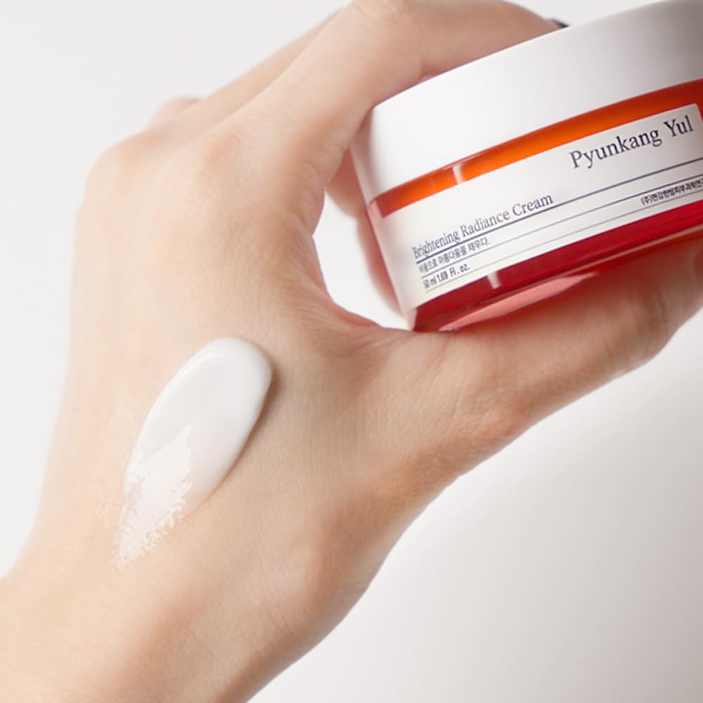 Pyunkang Yul PKY Radiance Vita Cream with Vitamin C and Pearl Extract, 1.69 Fluid Ounces (50 Milliliters) – Moisturizing Cream for Flawless, Radiant Skin