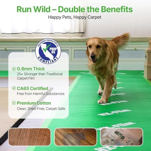 39" x 50' Heavy-Duty Floor Protection | Construction Grade Carpet Protector | - Image 6