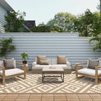 GENIMO Outdoor Rug, Waterproof Plastic Rugs - Image 5