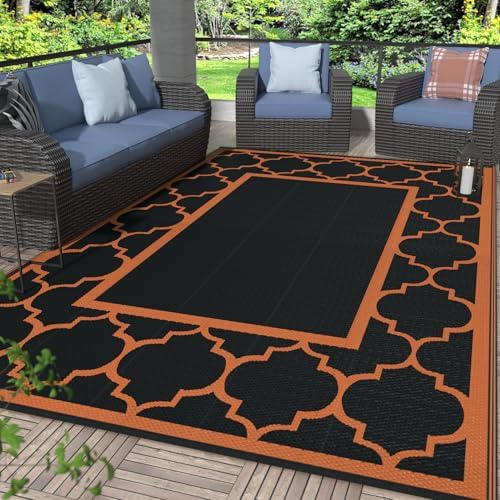 GENIMO Outdoor Rug, Waterproof Plastic Rugs by GENIMO