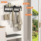 Evermagin 29" Coat Rack Wall Mount - Image 4