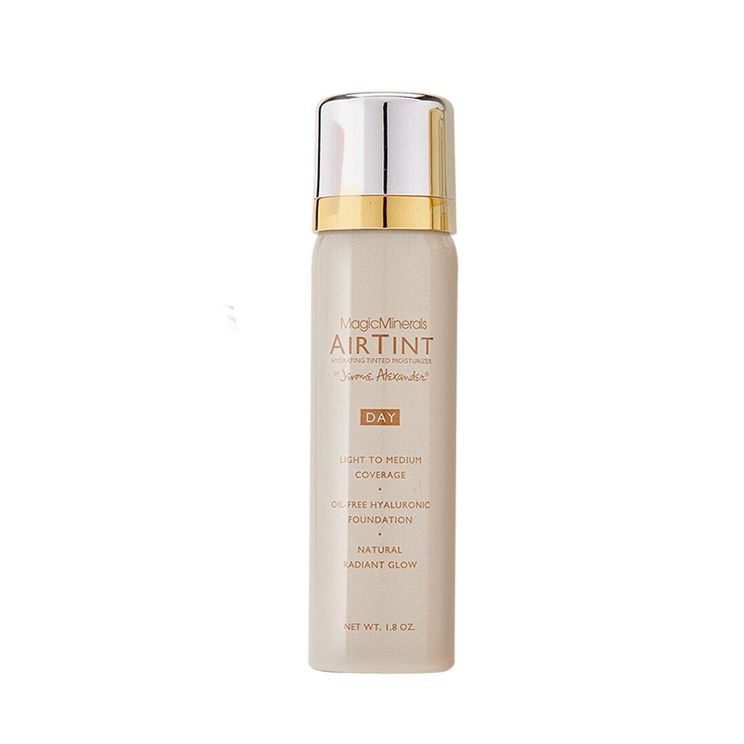 Jerome Alexander MagicMinerals AirTint Tinted Moisturizer AirBrush Spray Light Shade | Tinted Moisturizer Spray with Anti-Aging Ingredients | Fair