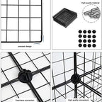C&AHOME Wire Cube Storage, 12-Cube Storage Organizer Metal, C Grids - Image 5