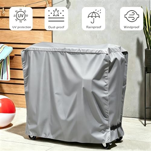 Cooler Cart Cover for 80-100 Qt Patio Rolling Ice Cart - Image 4