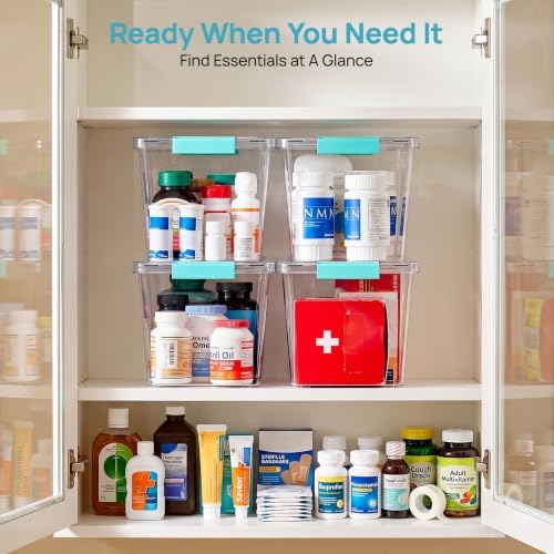 Vtopmart 2 Pack 5 Qt Clear Storage Bins - Image 7