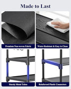 Kitsure 10 Tier Shoe Rack, Tall Shoe Organizer, 32.2" Wide - Image 6